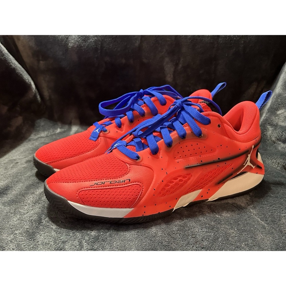 Nike Jordan FQ3858-614 Heir Series Men's 9.5 Bright Crimson/Racer Blue Shoes